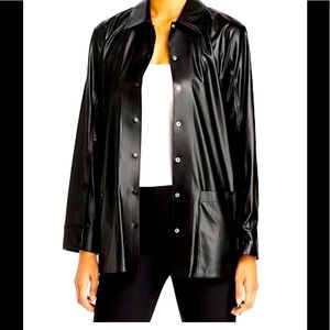 Theory VICI  Shacket Japanese faux leather